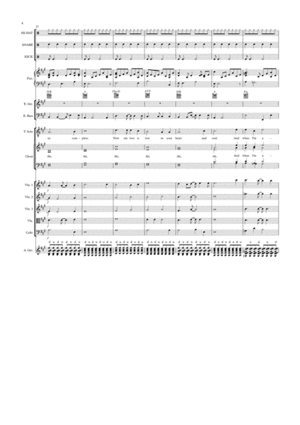 When I Fell in Love with You Full Orchestra - Digital Sheet Music