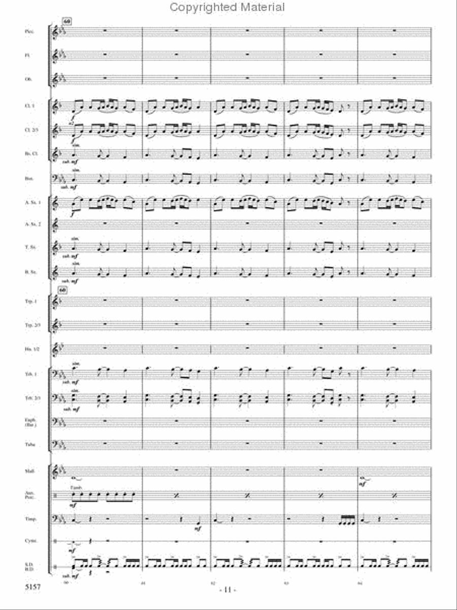 Fate of the Gods Fate of the Gods Concert Band scores gallery preview page 10