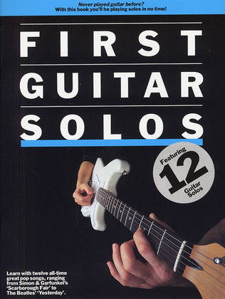 Book cover for First Guitar Solos