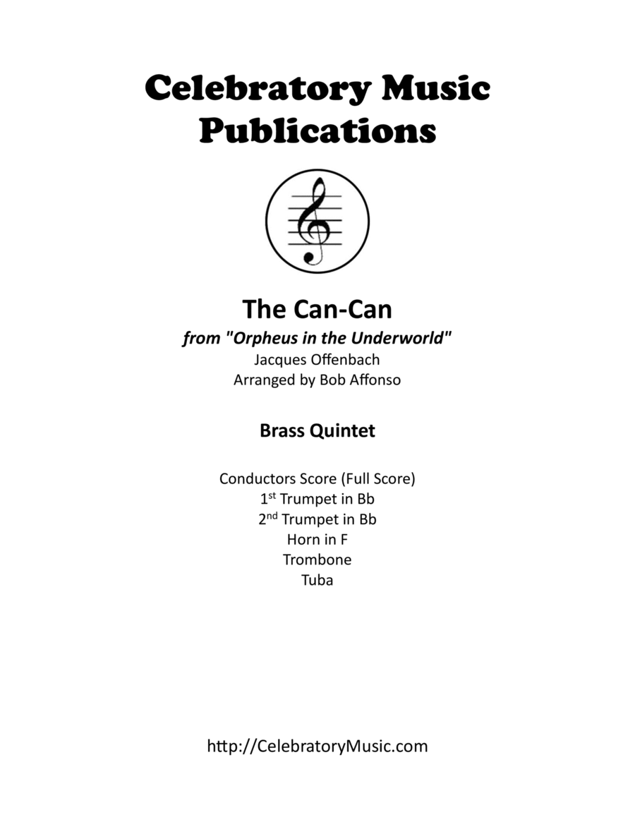 The Can-Can The Can-Can Brass Quintet scores gallery preview page 1