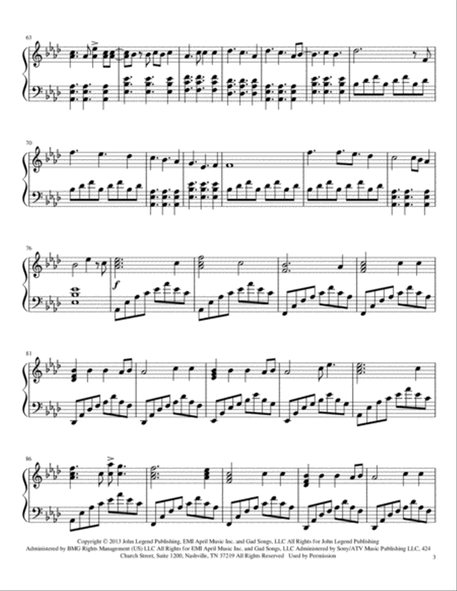 All Of Me Piano Solo scores gallery preview page 3