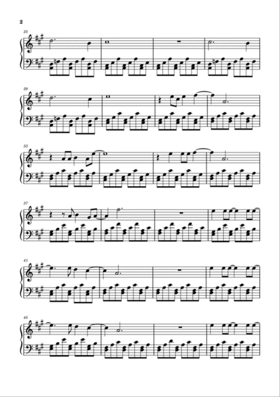 Just Another Thing We Don't Talk About Piano Solo scores gallery preview page 2