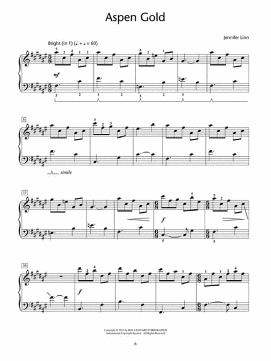 Reflections Piano Method scores gallery preview page 6