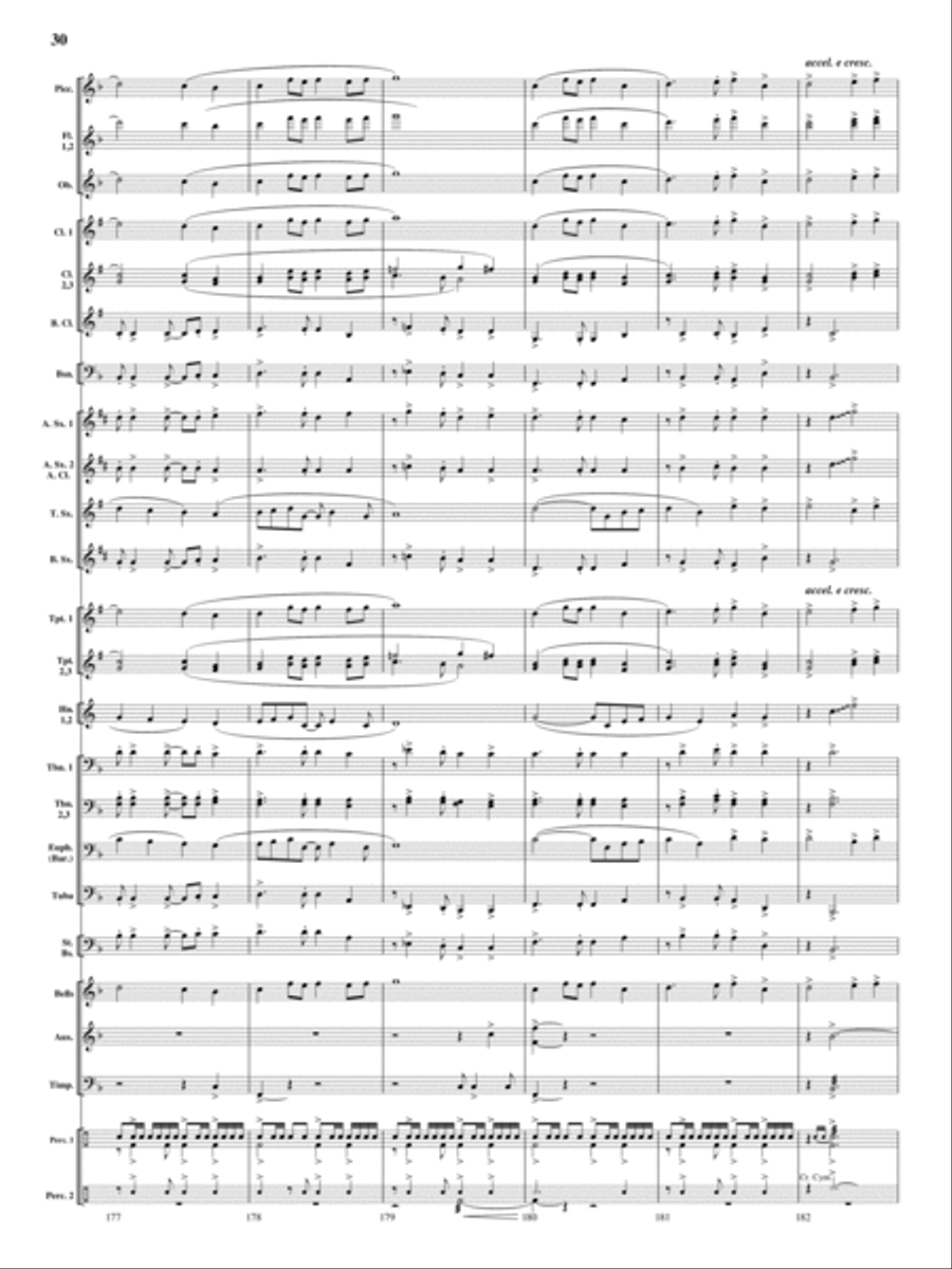 On Wings of Magic Concert Band scores gallery preview page 29