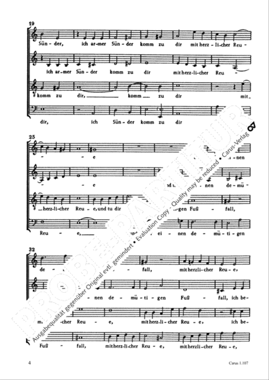 O barmherziger Vater O barmherziger Vater 4-Part scores gallery preview page 4