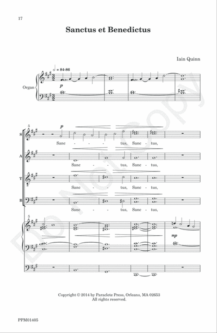 Mass Mass 4-Part scores gallery preview page 19