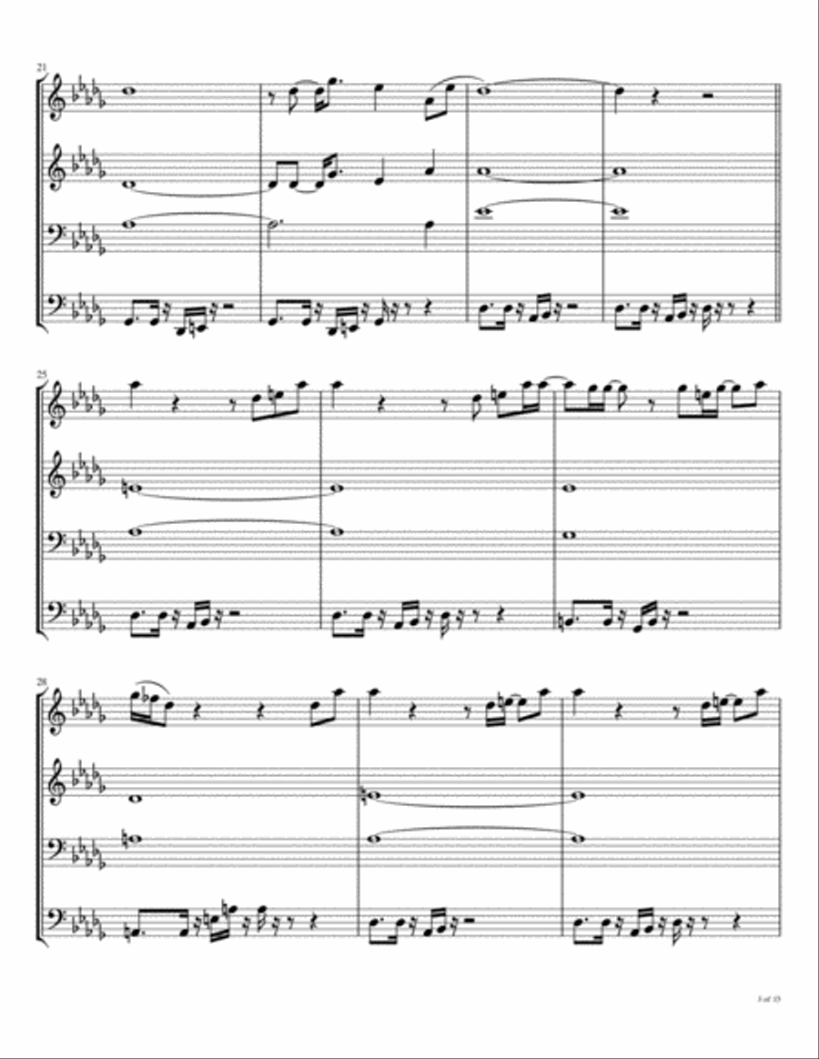 Broken Wings Broken Wings Brass Ensemble scores gallery preview page 4