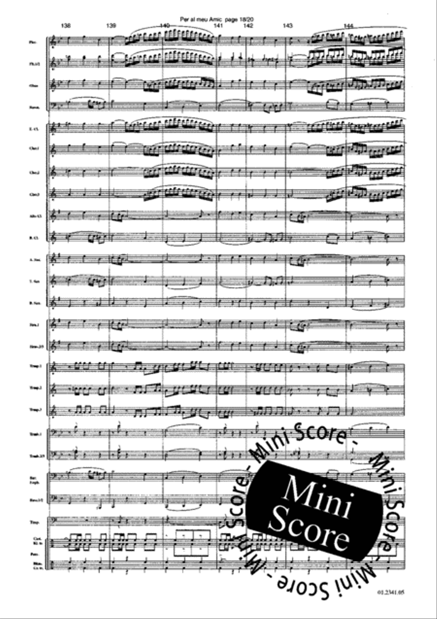 For My Friend Concert Band scores gallery preview page 22