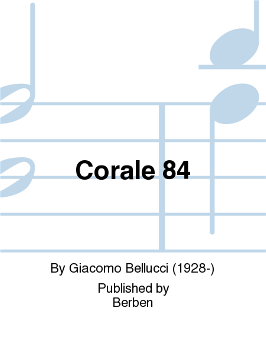 Corale 84 Organ Solo scores gallery preview page 1