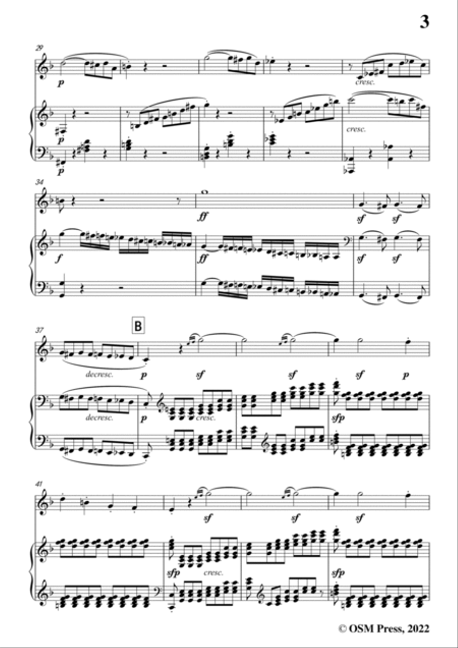 Beethoven-Violin Sonata No.5 in F Major,Op.24,for Violin and Piano Violin Solo scores gallery preview page 5
