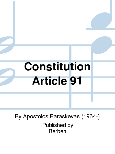 Constitution Article 91