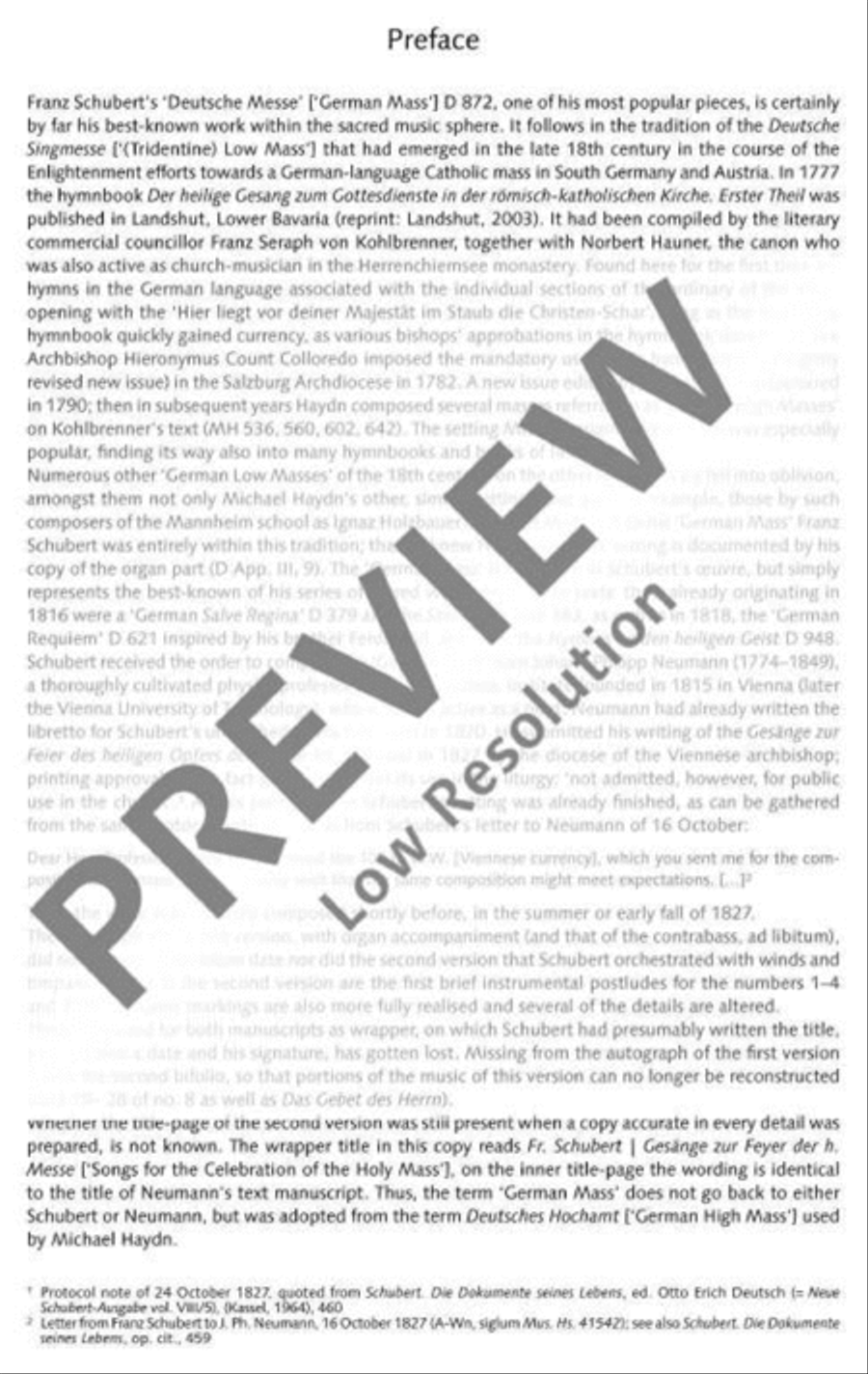 German Mass 4-Part scores gallery preview page 5