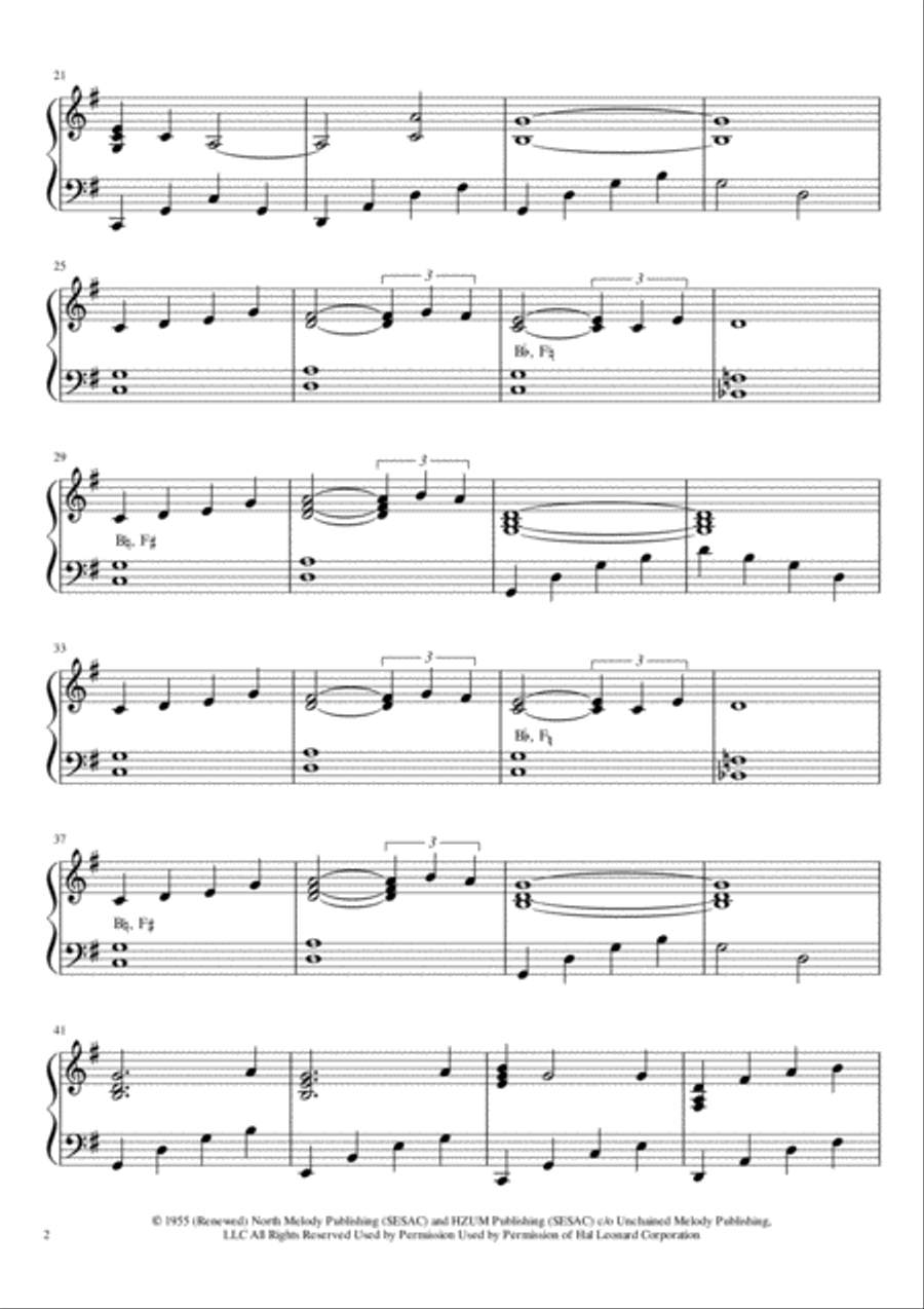 Unchained Melody Unchained Melody Harp scores gallery preview page 2