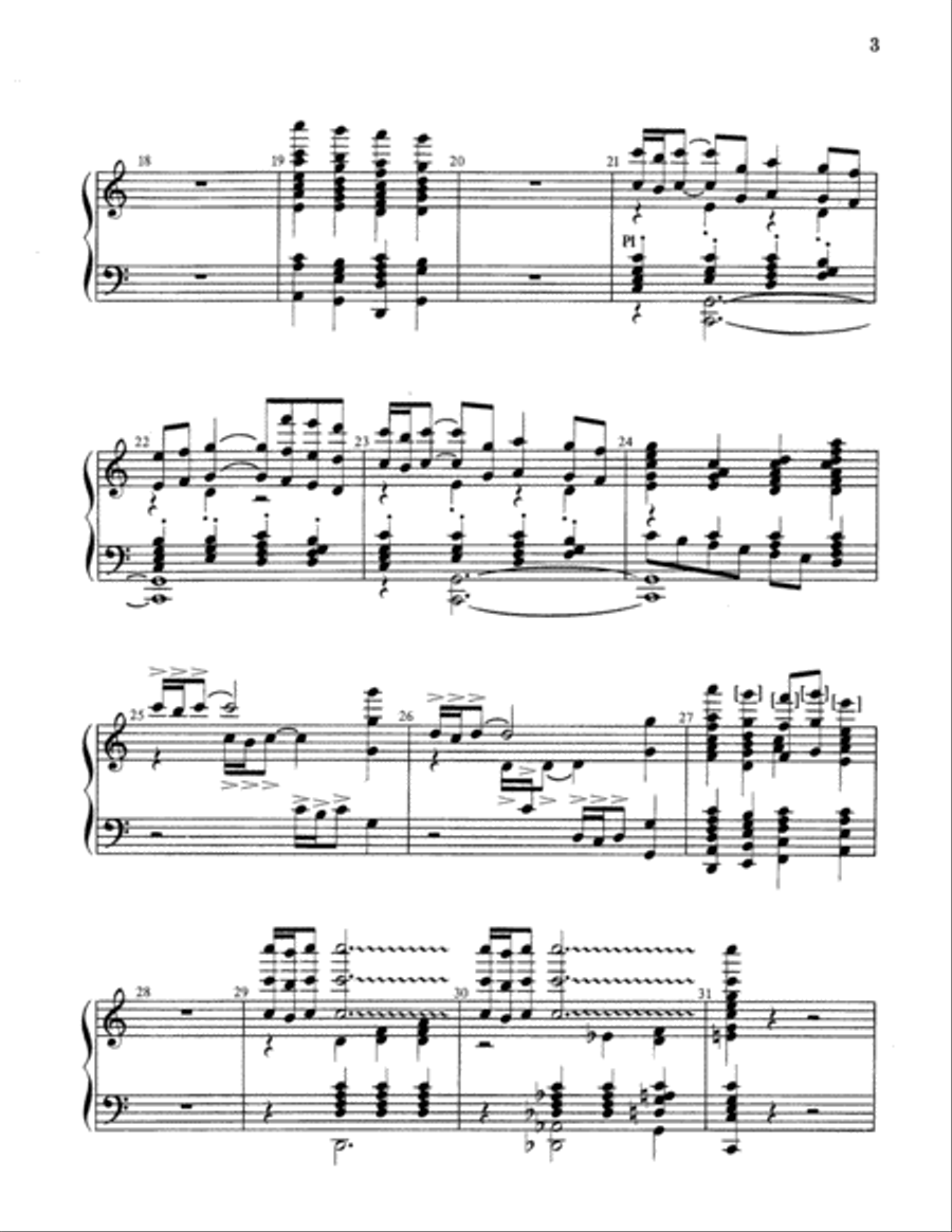 Rondo Jubilate Handbell Choir scores gallery preview page 3