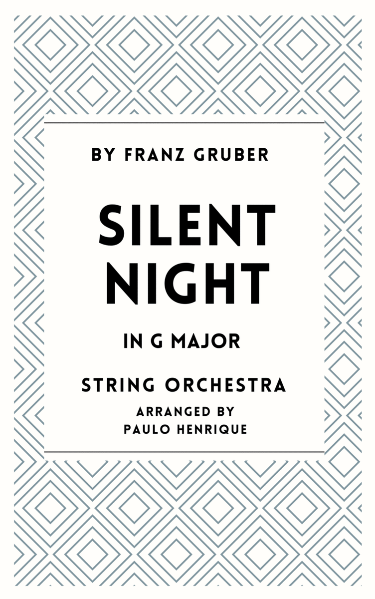 Silent Night - String Orchestra - G Major image number null