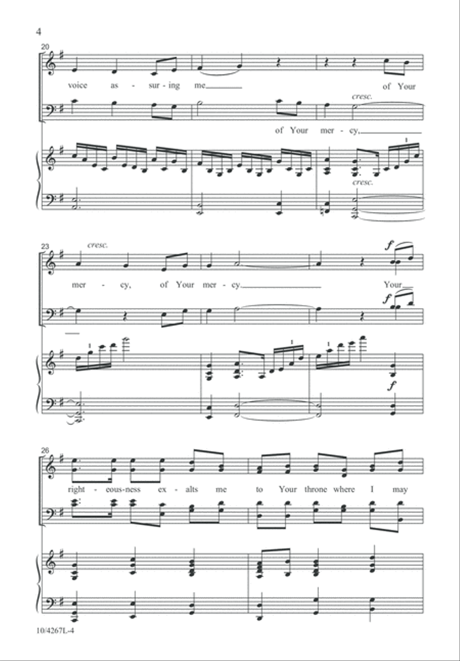 By Your Mercy By Your Mercy 4-Part scores gallery preview page 5