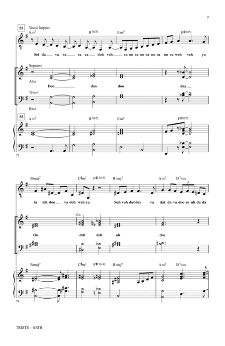 Triste 4-Part scores gallery preview page 6