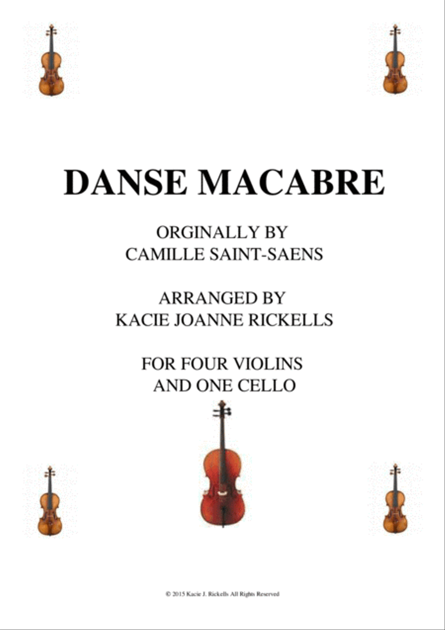 Danse Macabre - String Quintet String Orchestra scores gallery preview page 1