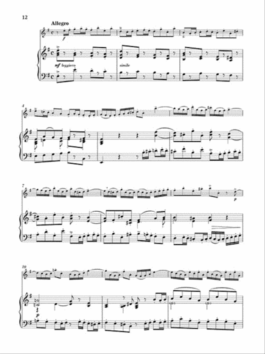 The Flute Collection – Intermediate to Advanced Level Flute Solo scores gallery preview page 5