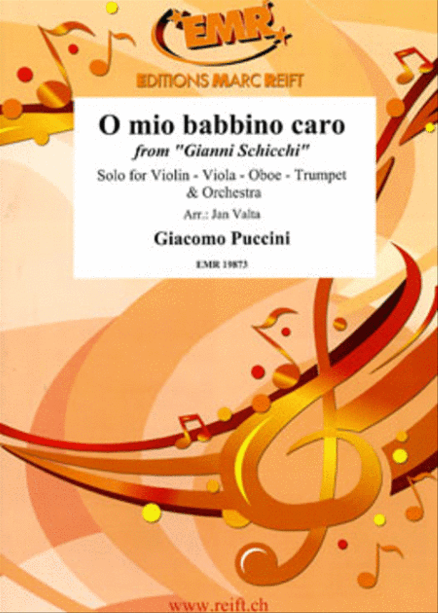 O mio babbino caro Orchestra scores gallery preview page 1