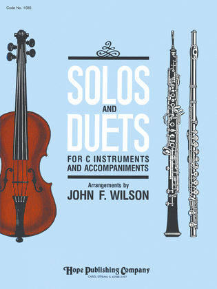 Book cover for Solos & Duets for C Instruments, Vol 1.-Digital Download