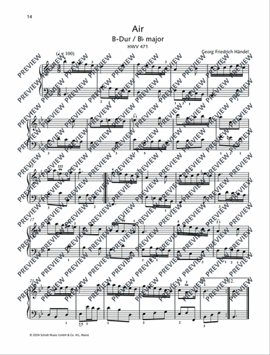 My First Handel Piano Solo scores gallery preview page 15