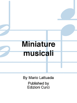 Miniature musicali