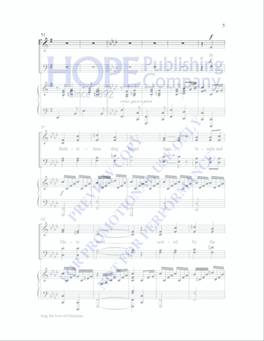 Sing We Now of Christmas Sing We Now of Christmas 4-Part scores gallery preview page 4