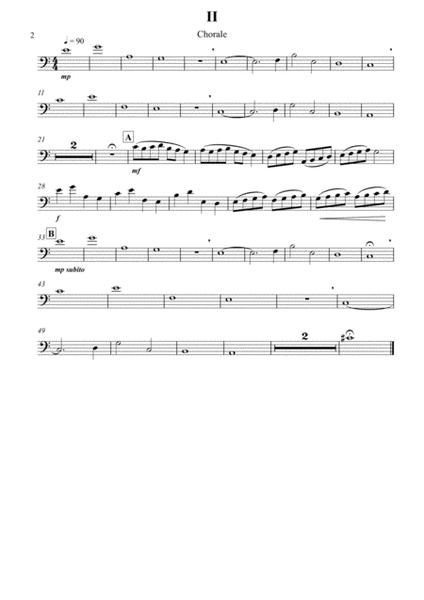 Sonatina No. 2 for Cello and Piano (Cello Part)