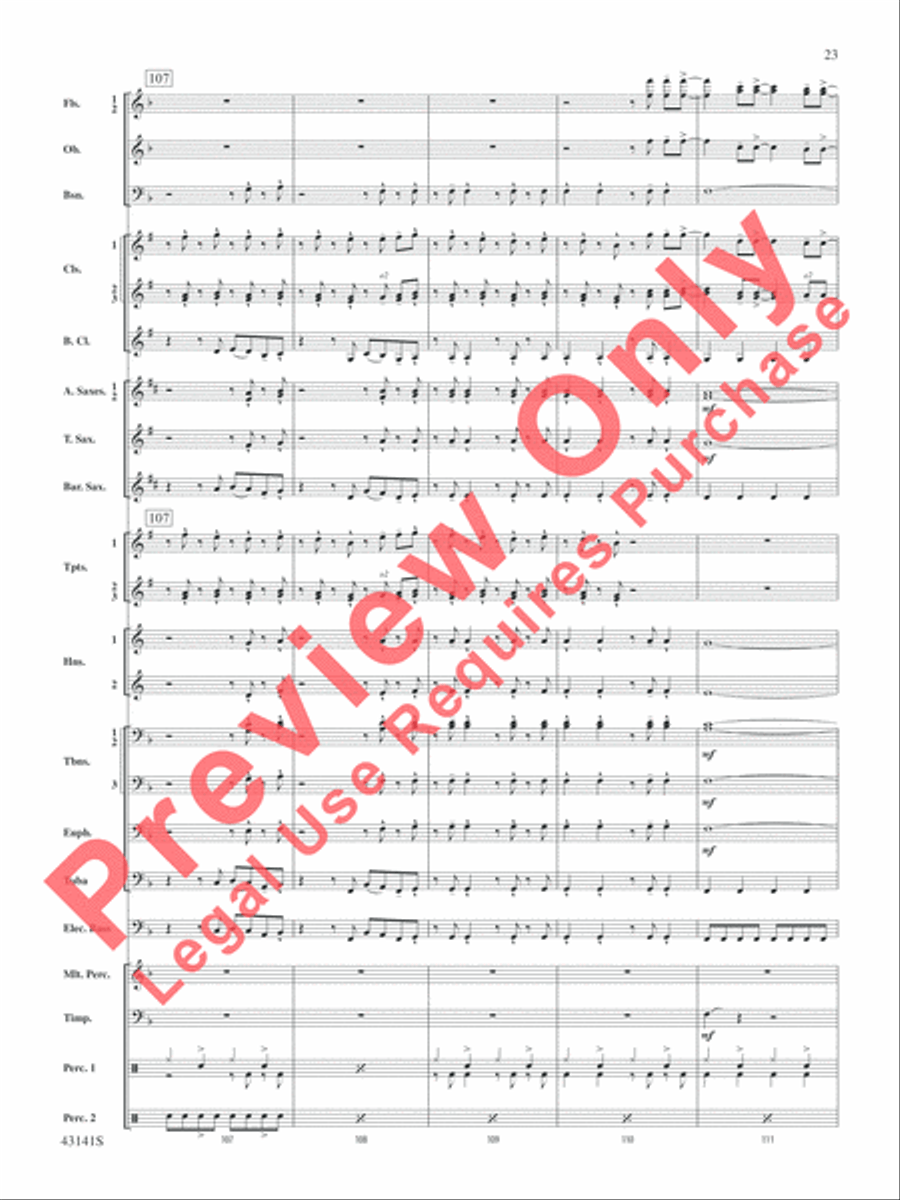 Bruno Mars Greatest Hits Bruno Mars Greatest Hits Concert Band scores gallery preview page 24