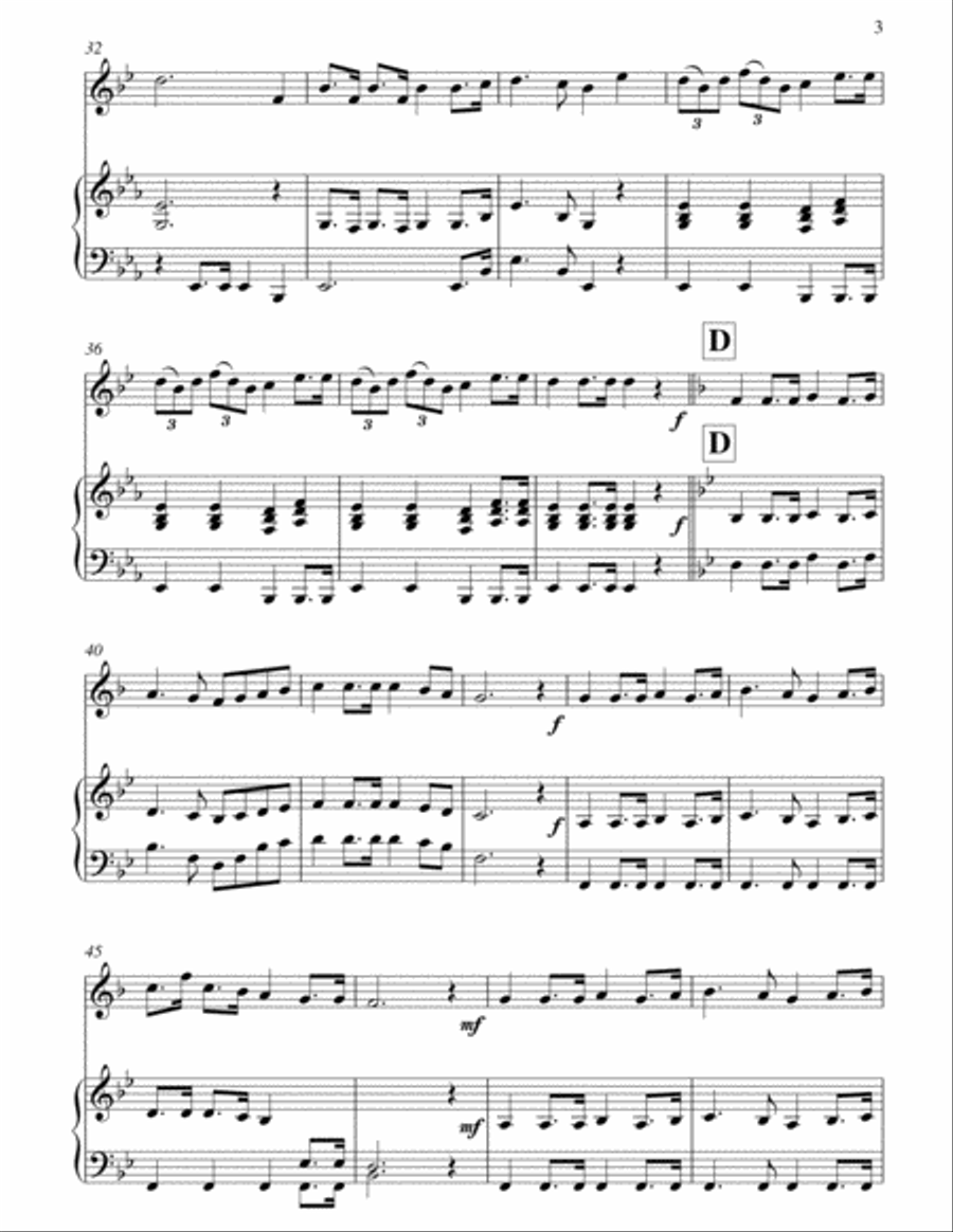 Hunting Song Horn scores gallery preview page 4