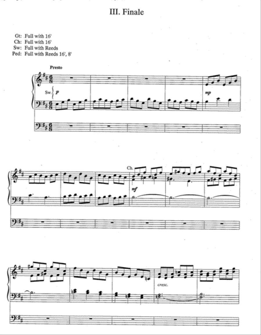Triptych on O Come, O Come, Emmanuel Organ scores gallery preview page 4