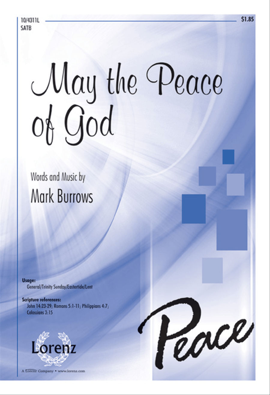 May the Peace of God May the Peace of God 4-Part scores gallery preview page 1