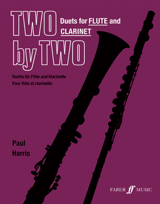 Book cover for Two by Two Flute and Clarinet Duets