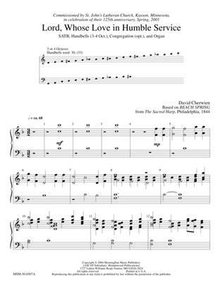 Lord, Whose Love in Humble Service (Downloadable Handbell Parts)