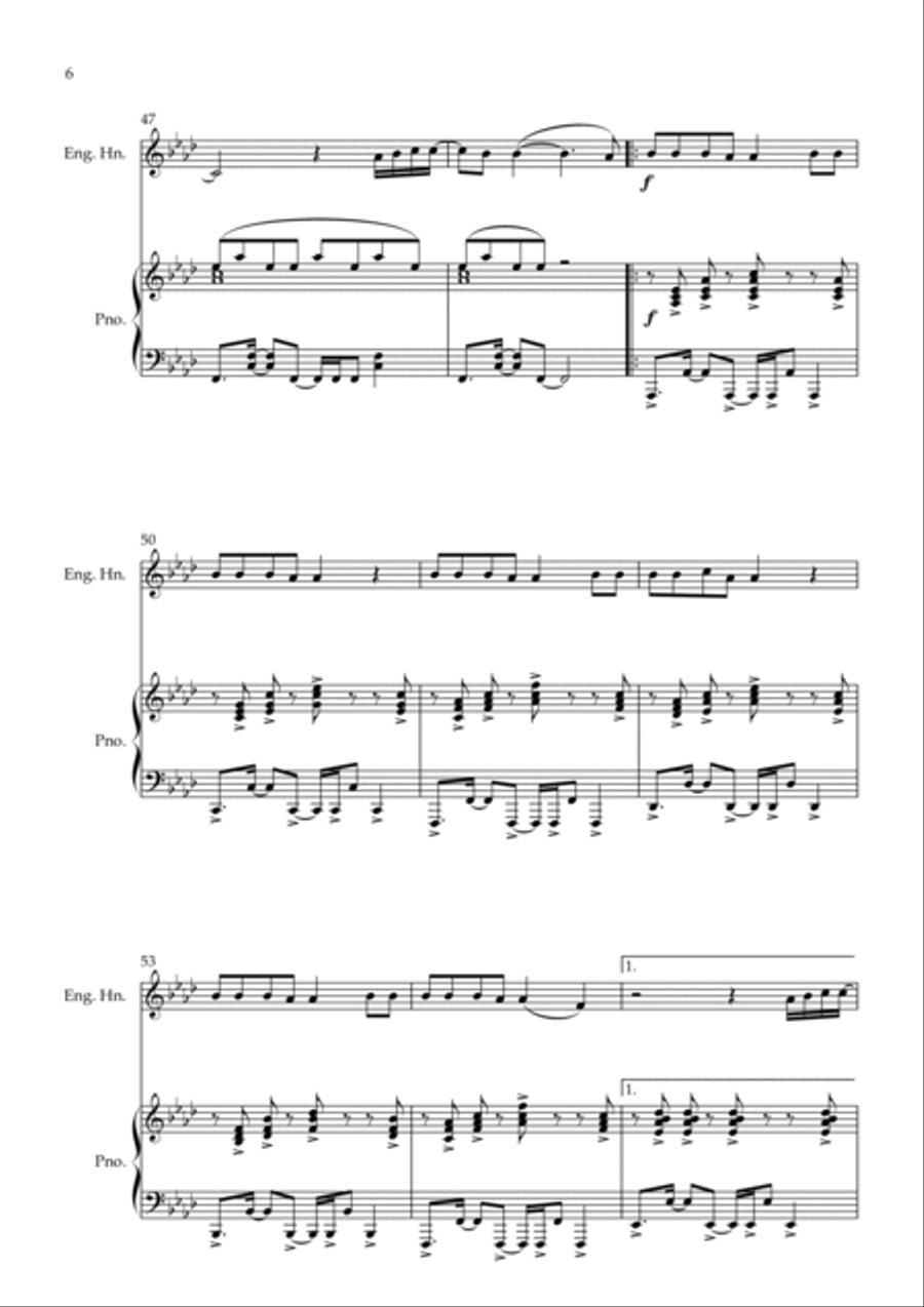 Love Me Like You Do English Horn scores gallery preview page 6