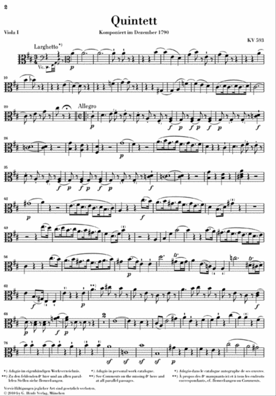 String Quintets: Volume III String Quintet scores gallery preview page 4