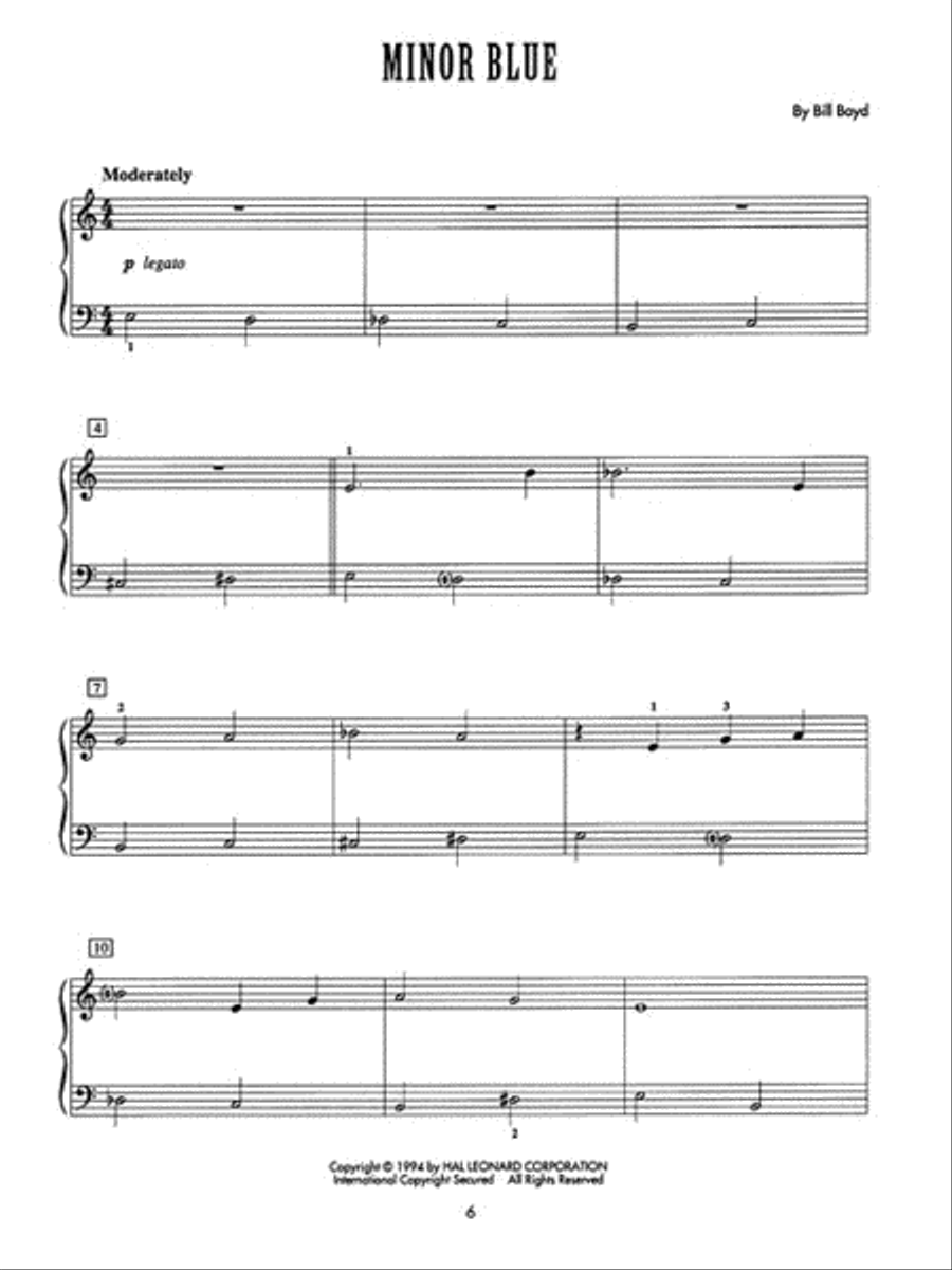 Jazz Starters III Piano Method scores gallery preview page 6