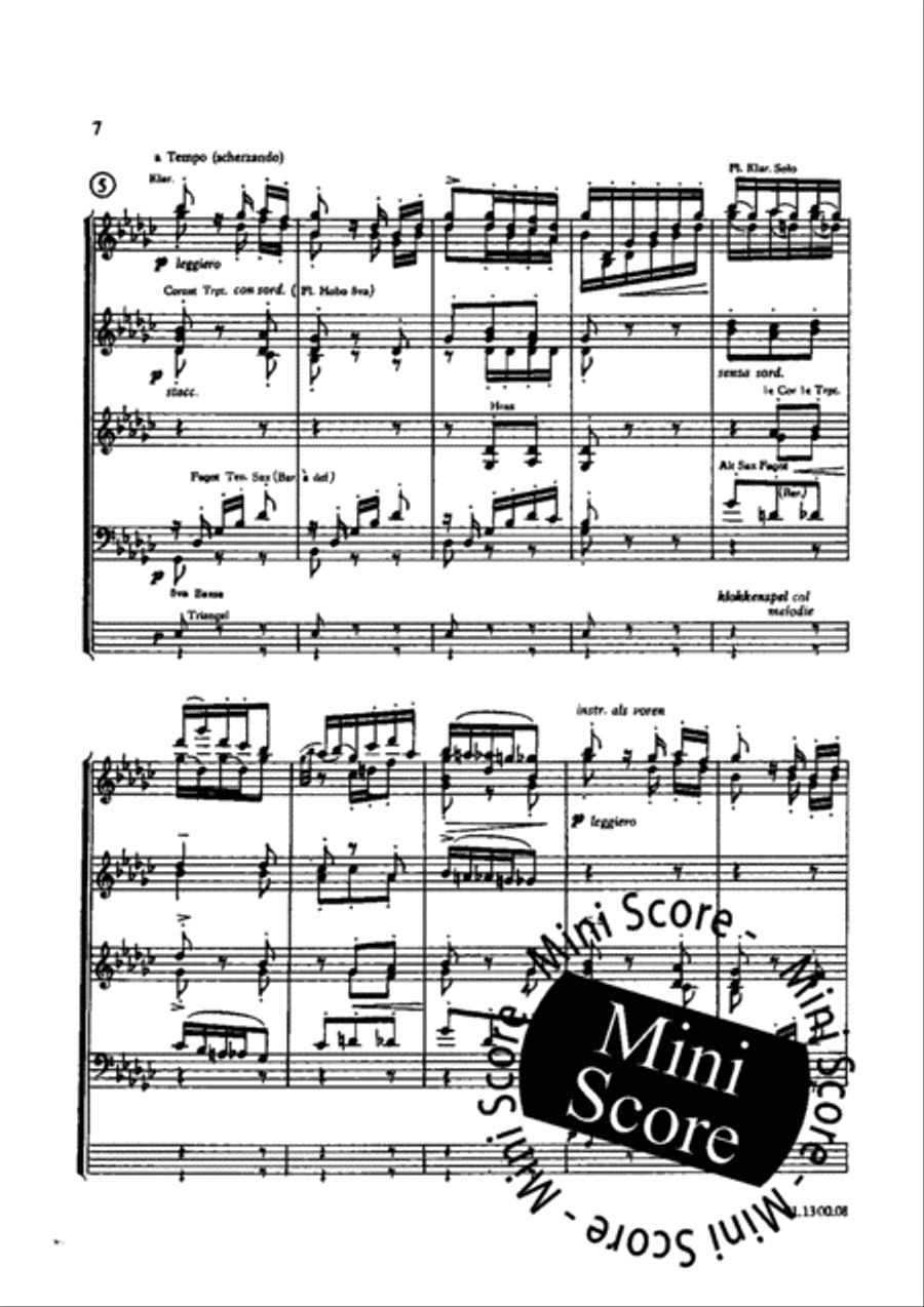 Spaans Nederlandse Dans Concert Band scores gallery preview page 10
