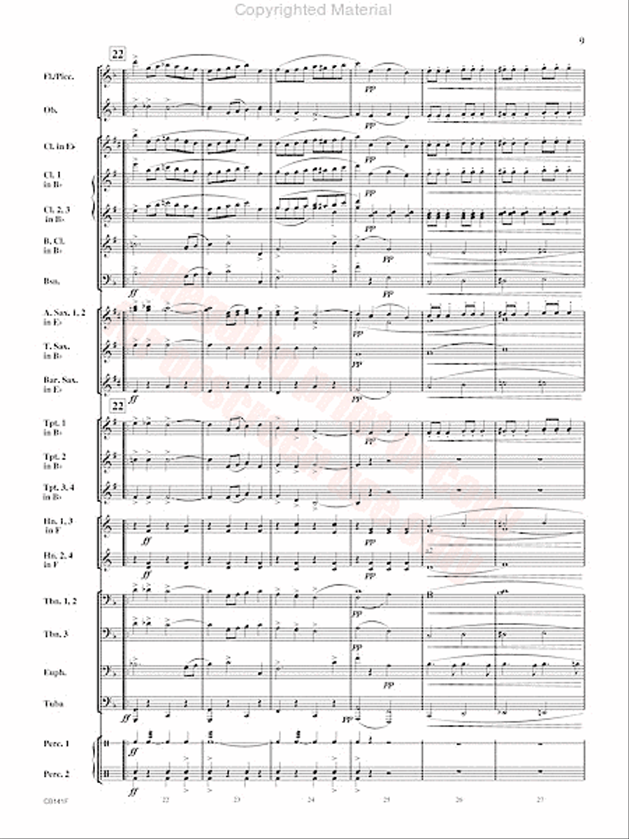 Americans We Concert Band scores gallery preview page 10