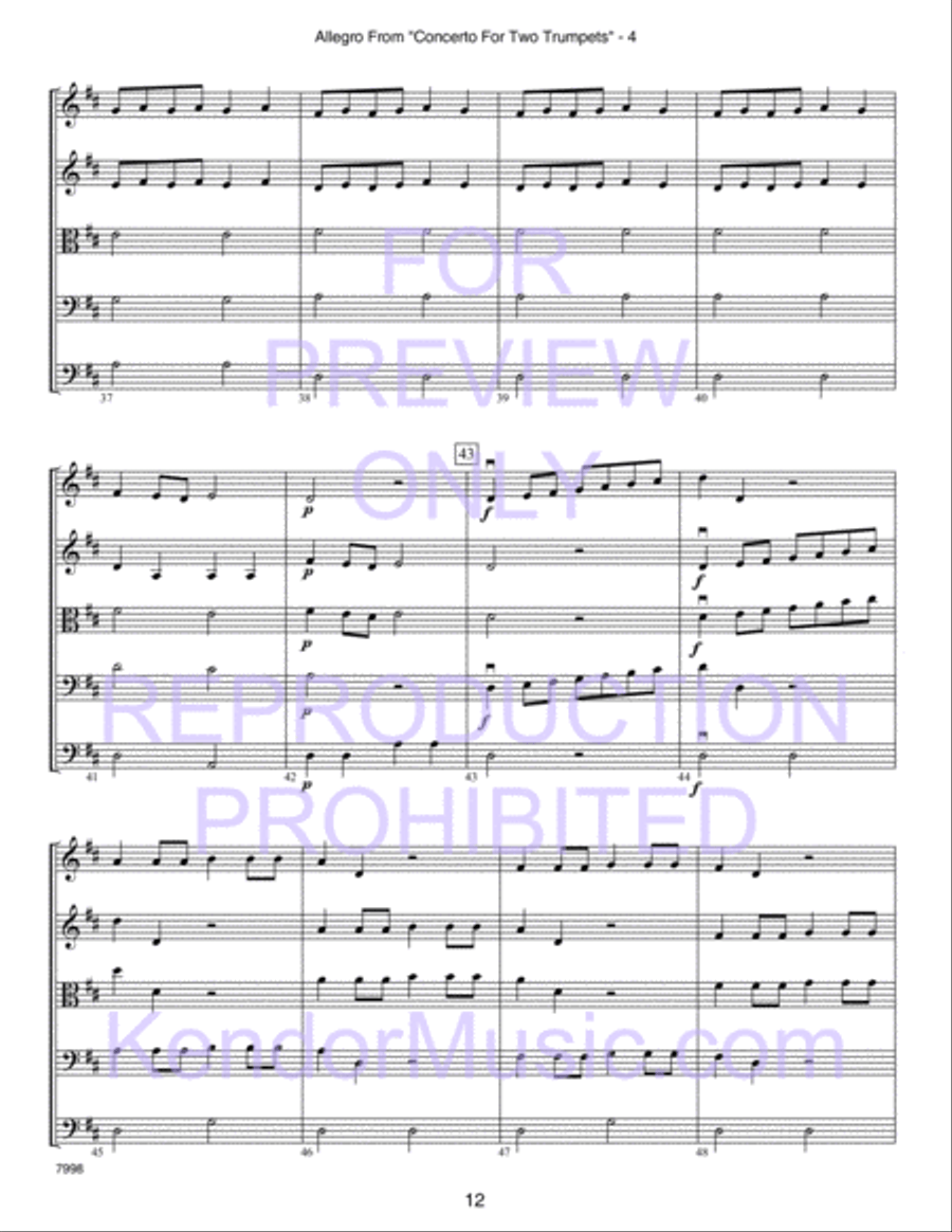 Kendor Concert Favorites, Volume 2 (Score) Score scores gallery preview page 17