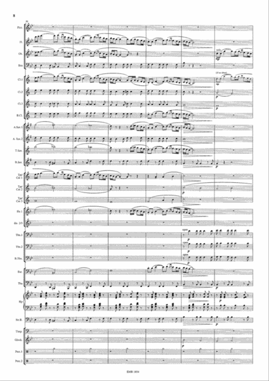 Polovtsian Dances Concert Band scores gallery preview page 9