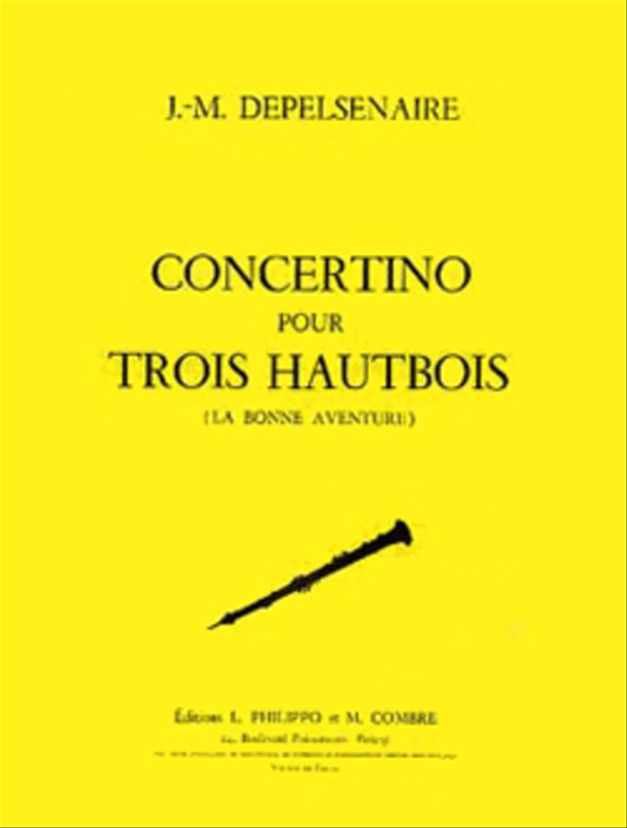 Concertino La Bonne Aventure Piano Accompaniment scores gallery preview page 1