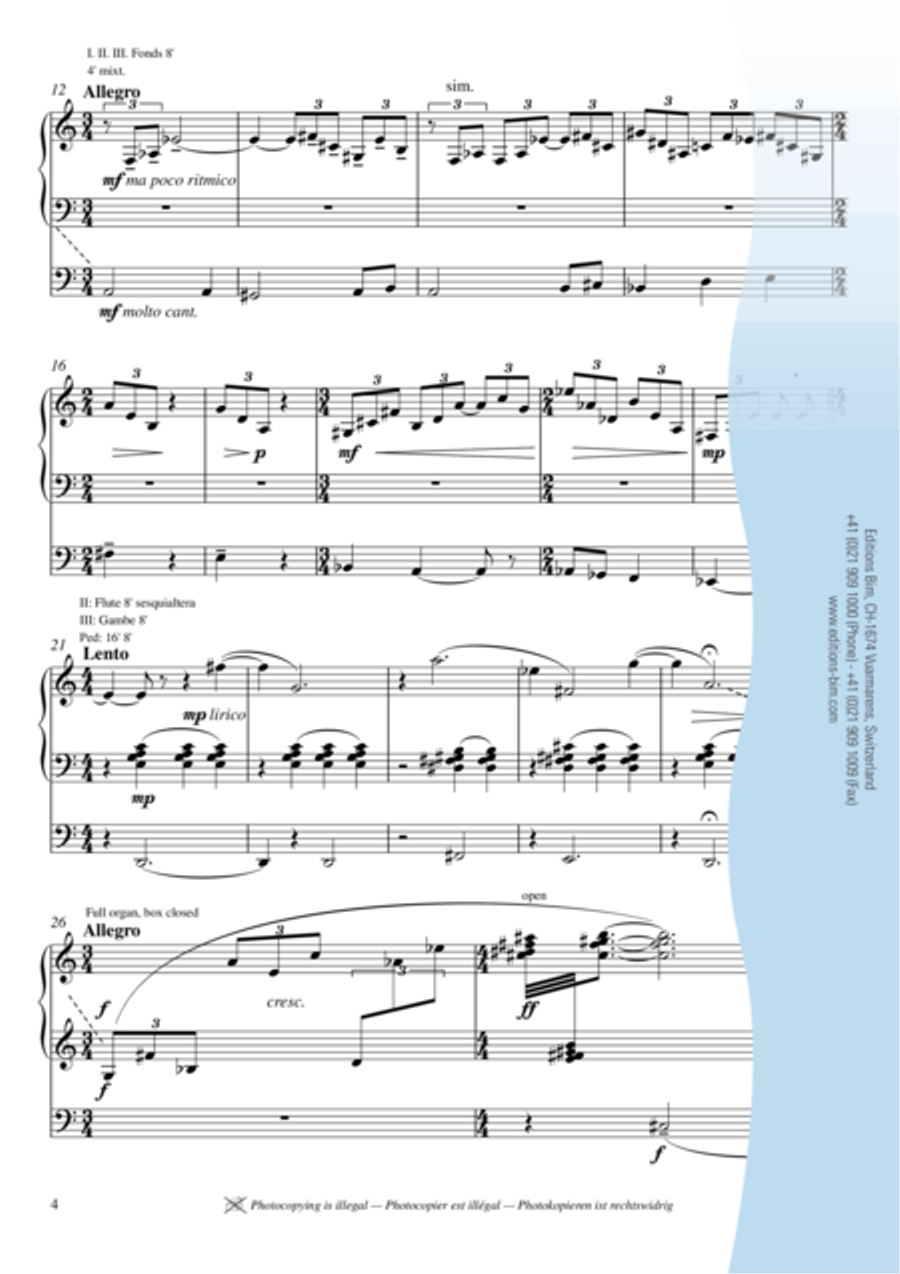 Sonatine III Sonatine III Organ scores gallery preview page 3