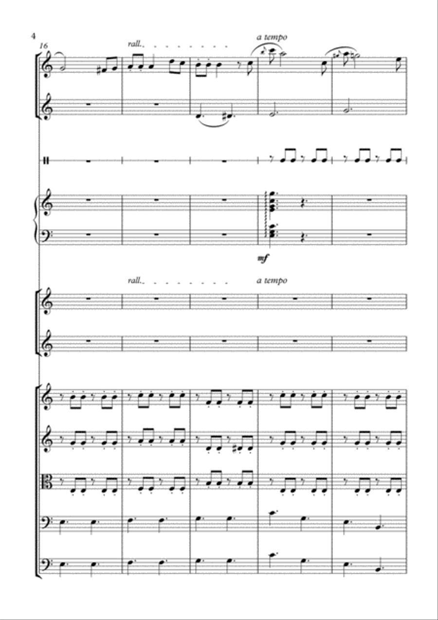 Julie the Cat Julie the Cat Large Ensemble scores gallery preview page 4