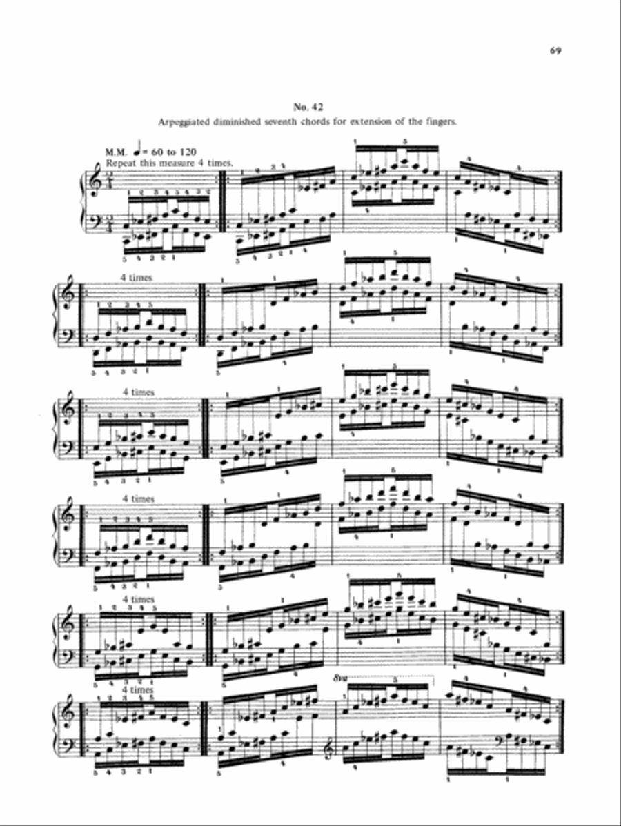 Hanon: The Virtuoso Pianist (Complete) Piano Solo scores gallery preview page 1