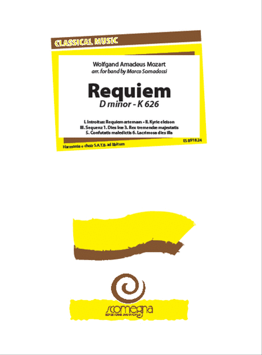 Requiem in D Minor K 626 Requiem in D Minor K 626 Concert Band scores gallery preview page 1