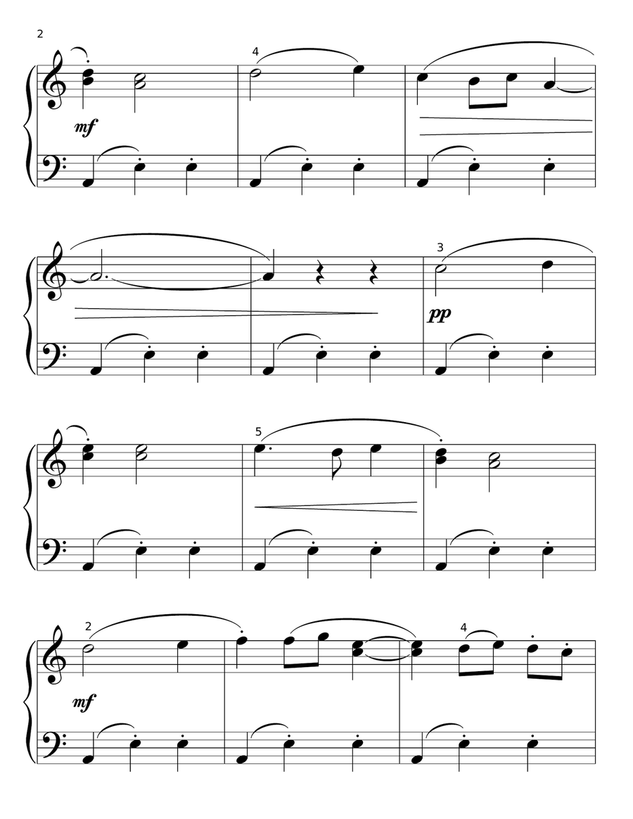 Arabian Dance (Coffee) (arr. Phillip Keveren) Easy Piano scores gallery preview page 2