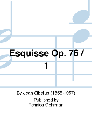 Book cover for Esquisse Op. 76 / 1
