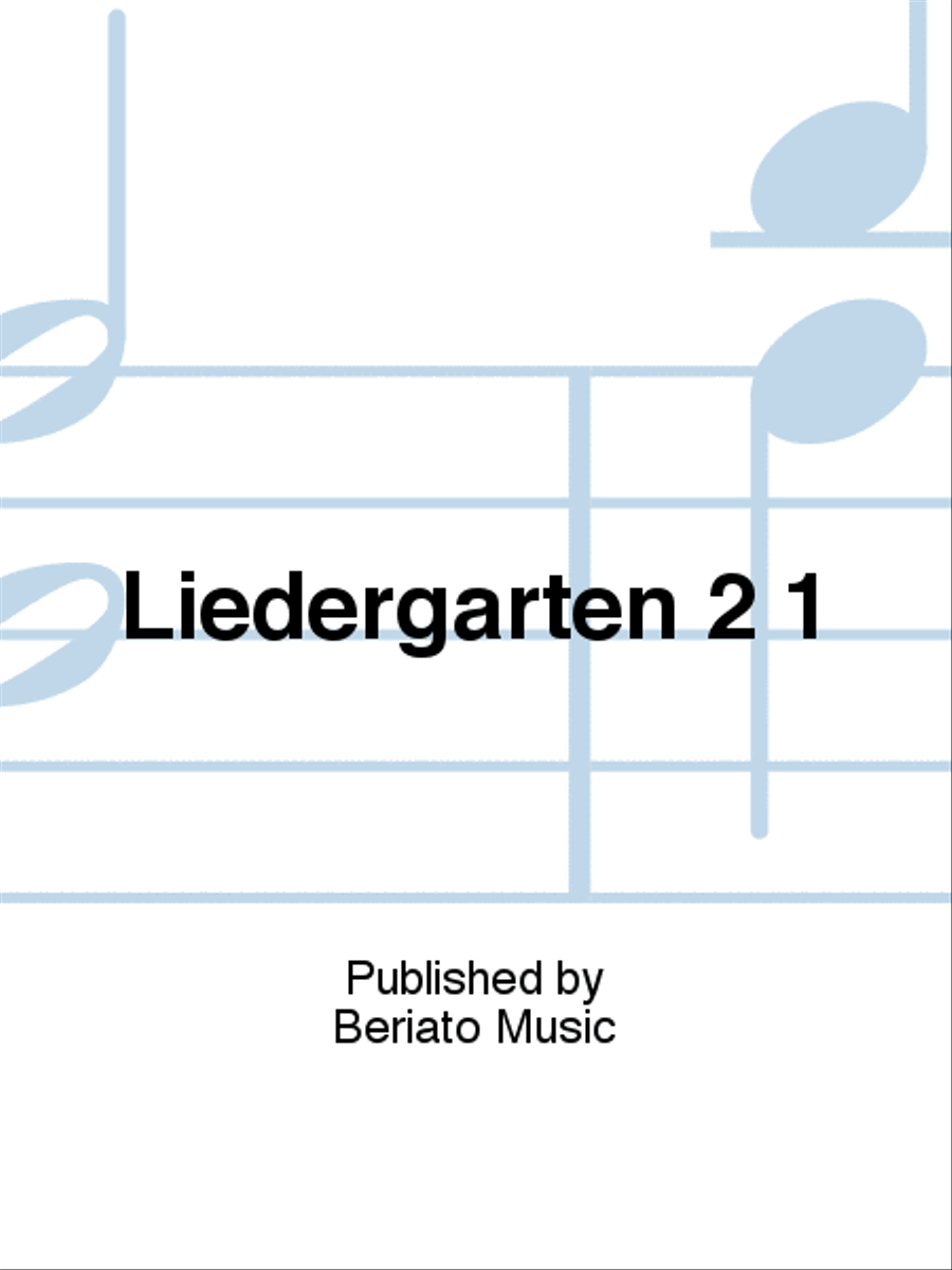Liedergarten 2 1 Accordion scores gallery preview page 1